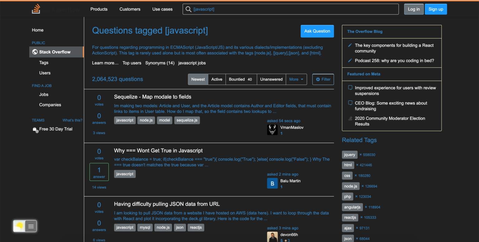 Stack Overflow Dark Mode - Wie aktiviert man ihn in 3 einfachen Schritten?